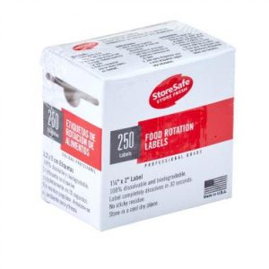 Etiket 30x50 mm Vandopløselig til Sporbarhed - 250 x 5stk/pk