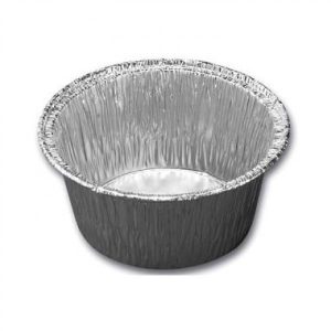 Alubakke, 106 ml, Ø80x35 mm, rund - 3500 stk/krt
