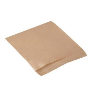 Burgerlomme, 12x12 cm, lille, kraft papir/PE, 40g, brun - 1000 stk/krt