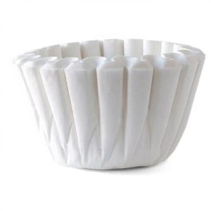Skålfilter Catersource Ø457/203 mm 20 ltr Hvid - 500 stk/krt