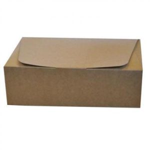 Transportboks 275x170x90 mm Kraft Brun/Hvid 100stk/krt