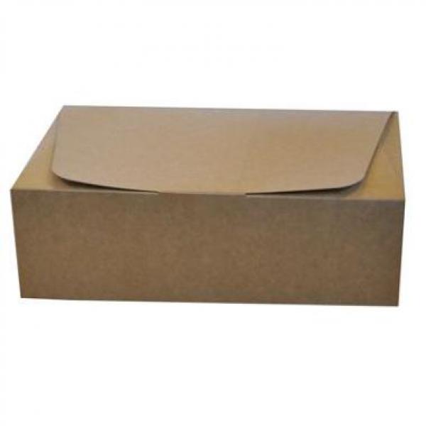 Transportboks 275x170x90 mm Kraft Brun/Hvid 100stk/krt