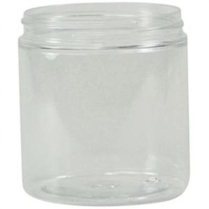 Dåse 250 ml, Ø72x77,5 mm, PET, Klar
