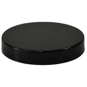 Låg til dåse 250/500 ml, Ø89 mm, PP sort - 100 stk/pk