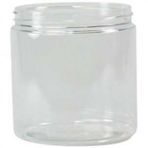 Dåse 500 ml, Ø93x96 mm, PET, klar