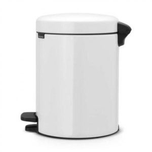 Pedalspand Cytex Newlcon 5 ltr Stål/Plast Hvid 20,5x27,2x29,1cm 1stk.