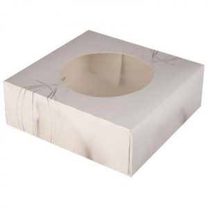 Kageæske S-Line 220x220x100 mm med Rude 100 STK/krt