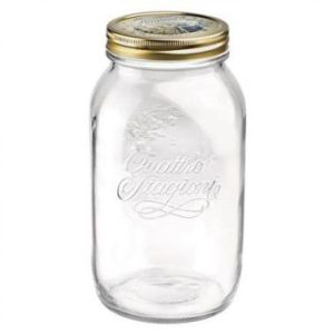 Sylteglas Quattro Stagioni 1.5 ltr Ø11.3x21 cm med Låg 1 STK