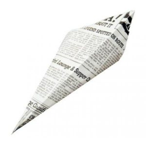 Kræmmerhus Old News 2-lag 295x210x210 mm 1000 stk/krt
