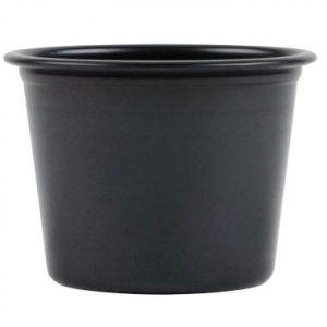 Dressingbæger 30 ml 1 oz Ø44x30 mm PP Sort 20 ps x 250 STK/krt