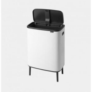 Bo touch bin white 60l 38x59,5x75cm 1stk
