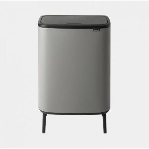 BO TOUCH BIN HI mineral grey 2x30l 38x59,5x75cm