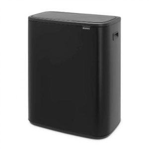 Affaldsspand Bo Touch Bin 2x30l Matt Black Sort 1stk