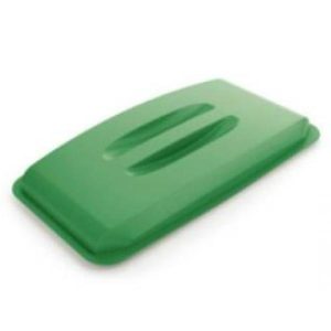 Låg til 60L beholder L50xB27xH57.5cm. Plast Grøn