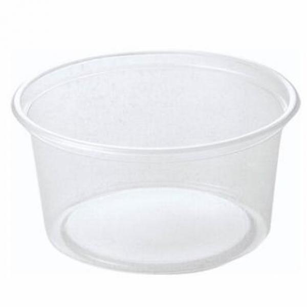 Salatbæger Delipack 200 ml Rund PP Semitransparent 20 pk x 50 STK/krt