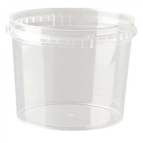 Plastbæger, 800 ml, Ø122 mm, rund, PP, klar