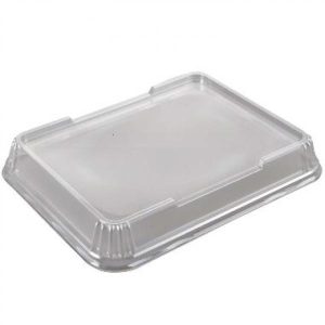 Plastlåg 5227-2 højt 232x183x32 mm APET Klar til 2227 bakkeserien 324 STK/krt