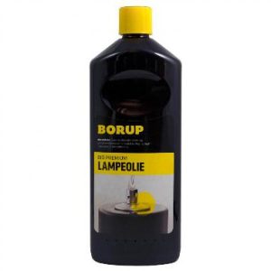 Lampeolie Bio Premium Borup Lugtsvag Højkvalitetsolie Indendørs brug 1 ltr 6 fl x 1 ltr/krt