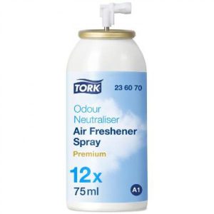 Duftfrisker Tork Airfreshener A1 Premium Odour Neutraliser spray m Parfume 75 ml 12 ds x 75 ml/krt