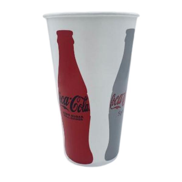 Papbæger 80 cl Coca Cola Ø105x180 mm 20 ps x 25 stk/krt