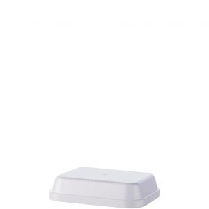 Låg til Isboks 500 ml 15 oz 140x115x50 mm Firkantet EPS Hvid 20x25 stk/kar
