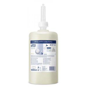 Sæbe Flydende Tork Extra Mild Premium uden Farve/Parfume S1 1L X 6 str/krt