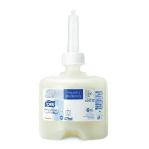 Sæbe Tork Flydende Extra mild S2 Premium uden Farve/Parfume 475 ml 8 fl x 475 ml/krt
