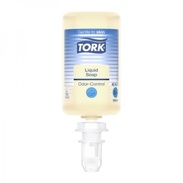 Sæbe, flydende, Tork, Odor-Control, Uparfumeretm 1L, S4