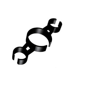 Dobbelt klips 24stk/pakke