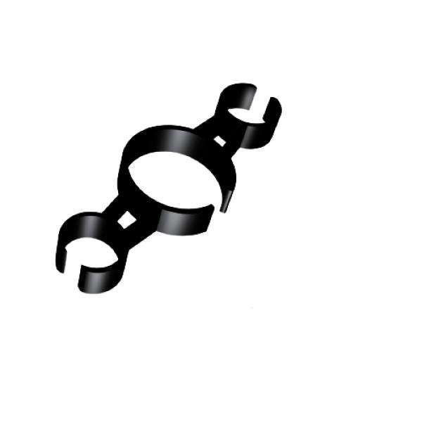 Dobbelt klips 24stk/pakke