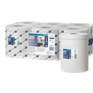Håndklæderulle Tork Reflex M4 QuickDry 1-lag 113.9 m Hvid 6 rl/krt
