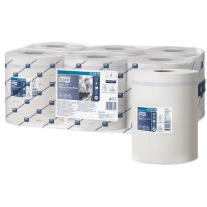Håndklæderulle Tork Plus M4 2 lag Hvid til Reflex dispenser 118762 6 rl/krt
