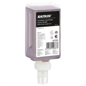 Sæbe Flydende Katrin Sunny Garden Touchfree 500 ml 12 fl x 500 ml/krt