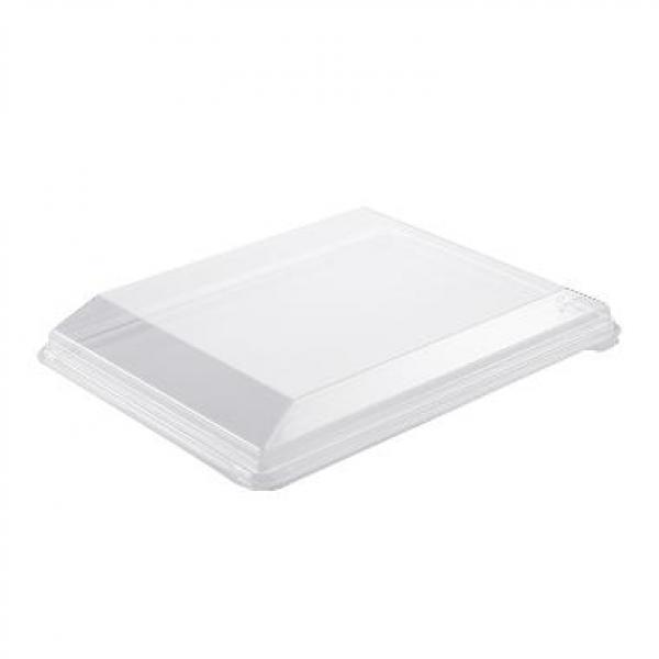 Plastlåg 320x250x36 mm Lav APET Klar til tapas bakker Zen Selection 2 pk x 60 STK/krt