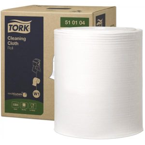Aftørringsrulle Tork W1 Industri 1-lag 42 cm x380 m 1 rl/krt
