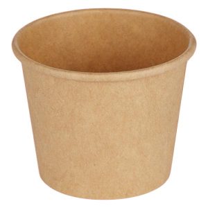 Delibæger 3oz 90ml natur Ø62/46x50mm ubleget brun 3000stk/krt