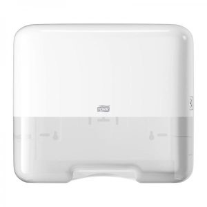 Dispenser Håndklædeark Tork Singlefold/C-fold H3 Mini Plast Hvid 1 STK