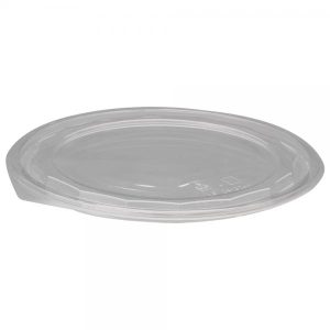 Låg til skål i PET 20oz 500ml Ø150mm Transparent (indvendig Ø129)