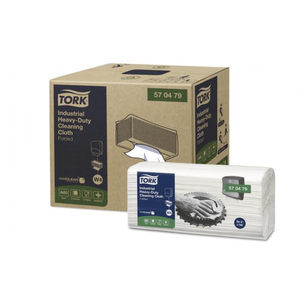 Aftørringsklud Tork Ekstra Kraftig W4 428x355 mm 5 pk x 65 STK/krt