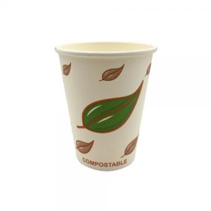 Kaffebæger, 12 oz, Hot Cup, PLA, Compostable