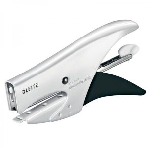 Hæftetang Leitz 5547 15ark metallic hvid