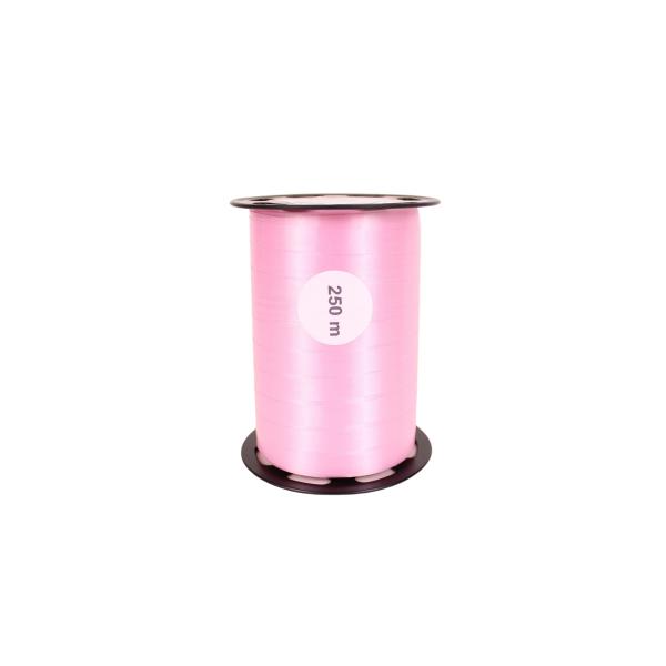 Gavebånd glat lys rosa 10mmx250m nr. 12 5 Rul/pk