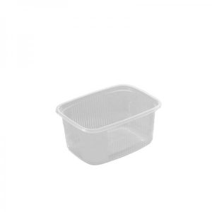 Plastbakke, mini 65, PP, klar, 108x82x47mm - 100 stk/krt