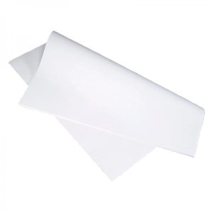 Dug med stikninger hvid 55x70cm