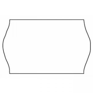 Etiket Meto 26x16mm hvid permanent lim 2 1200stk/rul