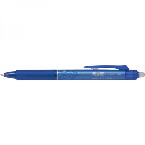 Kuglepen Pilot FriXion Clicker blå fine 0,5mm 12 Stk/pk