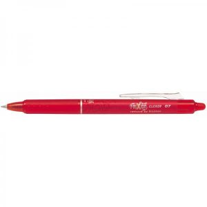 Kuglepen Pilot FriXion Clicker rød medium 0,7mm 12 Stk/pk
