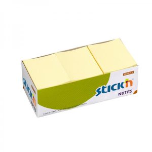 Post-it, Recycle, gul, 48x48mm pakke a 12 stk