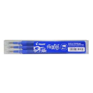 Refill Pilot FriXion blå 0,7 medium 3-pack