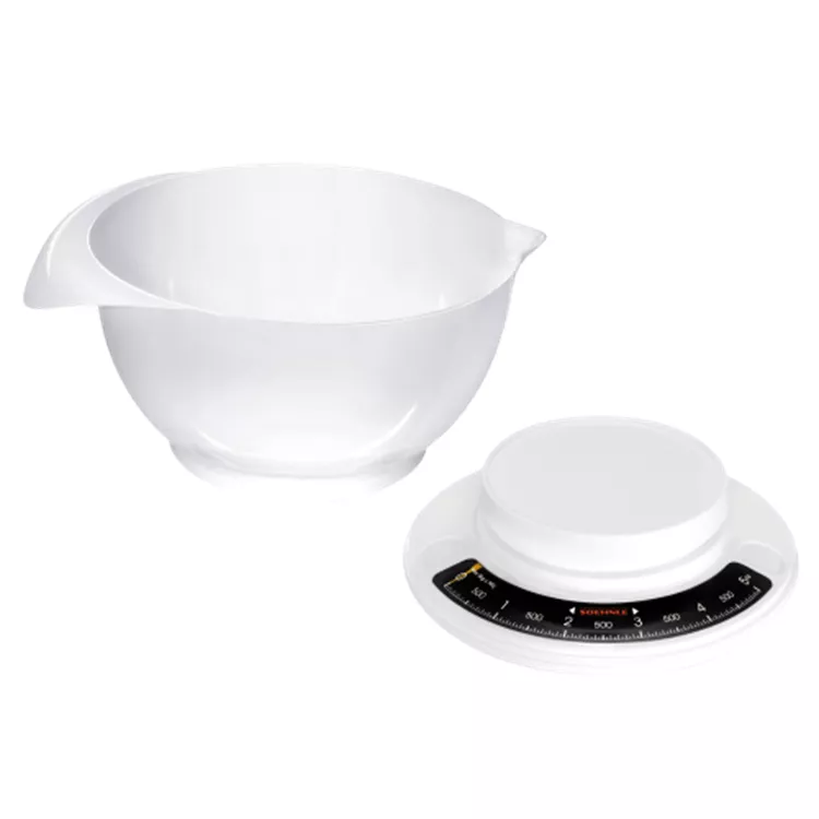 Vægt 5 kg, m/skål 2,5 L - 1 stk